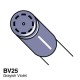 Copic маркер Ciao, #BV-25 Grayish violet (Сірий фіолетовий)