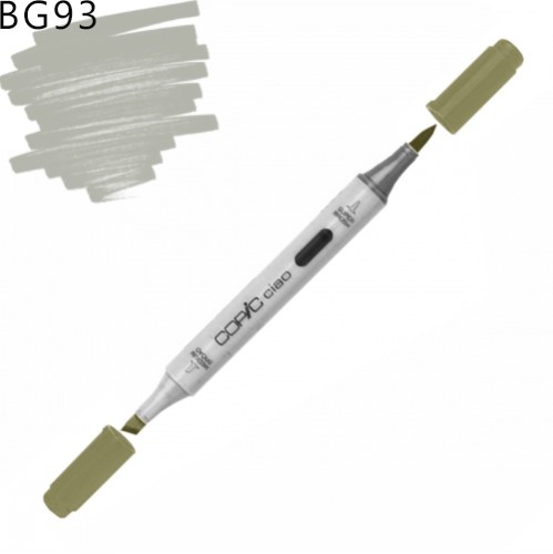 Copic маркер Ciao, BG-93 Green gray (Сіро-зелений) Copic маркер Ciao, #BG-93 Green gray (Сіро-зелений)