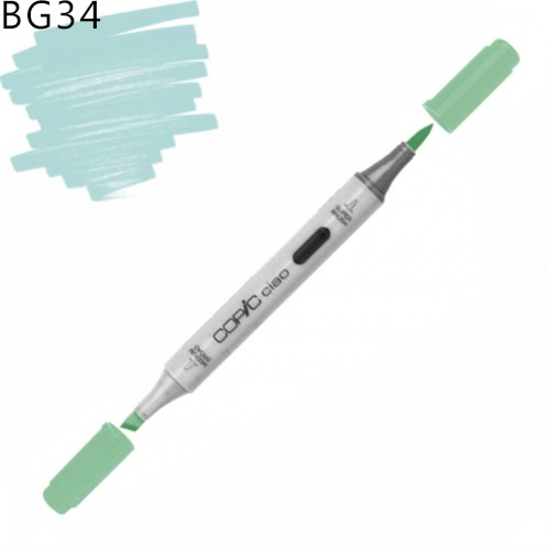 Copic маркер Ciao, #BG-34 Horizon green (Зелений горизонт)