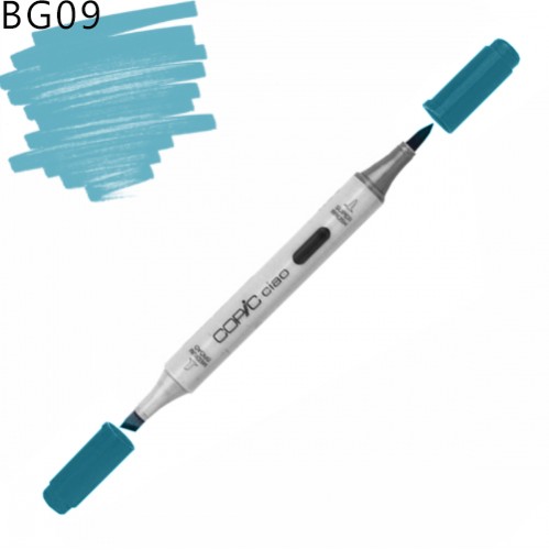 Copic маркер Ciao, BG-09 Blue green (Блакитно-зелений) Copic маркер Ciao, #BG-09 Blue green (Блакитно-зелений)