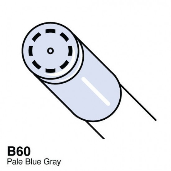 Copic маркер Ciao, #B-60 Pale blue gray (Пастельний блакитно-сірий)