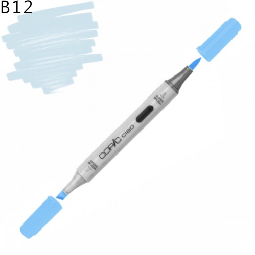 Copic маркер Ciao, #B-12 Ice blue (Пастельно-синій)