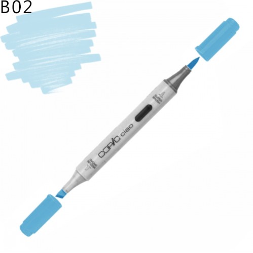 Copic маркер Ciao, #B-02 Robin s egg blue (Тьмяно-блакитний)