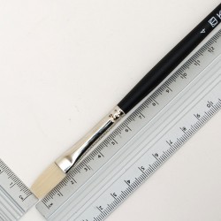 Синтетика плоска подовжена, Milk 1108F, № 4, к.р. пензель KOLOS Синтетика плоска подовжена, Milk 1108F, № 4, к.р. пензель KOLOS