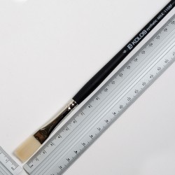 Синтетика плоска подовжена, Milk 1108F, № 6, к.р. пензель KOLOS Синтетика плоска подовжена, Milk 1108F, № 6, к.р. пензель KOLOS