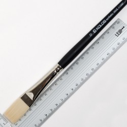 Синтетика плоска подовжена, Milk 1108F, №10, к.р. пензель KOLOS Синтетика плоска подовжена, Milk 1108F, №10, к.р. пензель KOLOS