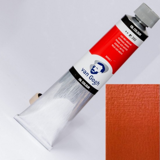 393 фарба олійна Van gogh AZO Червоний середній 200мл, Royal Talens