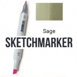 BG12 Маркер спиртовий двосторонній, Sage (Шавлія), SKETCHMARKER BG12 Маркер спиртовий двосторонній, Sage (Шавлія), SKETCHMARKER