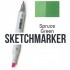 G112 Маркер спиртовий двосторонній, Spruce Green (Зелена ялина), SKETCHMARKER