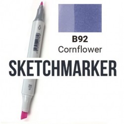 B123 Маркер спиртовий двосторонній, Cornflower (Волошка), SKETCHMARKER B123 Маркер спиртовий двосторонній, Cornflower (Волошка), SKETCHMARKER