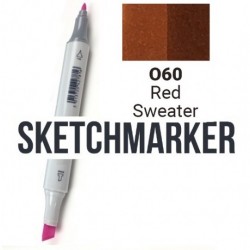 O60 Маркер спиртовий двосторонній, Fulvous (Бурий), SKETCHMARKER O60 Маркер спиртовий двосторонній, Fulvous (Бурий), SKETCHMARKER