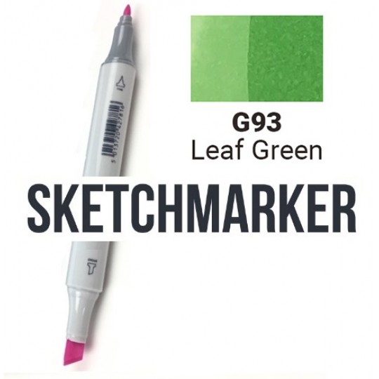 G92 Маркер спиртовий двосторонній, Leaf Green (Зелений лист), SKETCHMARKER