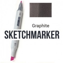 BG91 Маркер спиртовий двосторонній, Graphite (Графіт), SKETCHMARKER BG91 Маркер спиртовий двосторонній, Graphite (Графіт), SKETCHMARKER