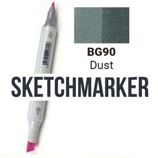 BG34 Маркер спиртовий двосторонній, Dust (Бруд), SKETCHMARKER