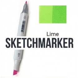 G72 Маркер спиртовий двосторонній, Lime (Зелений лайм), SKETCHMARKER