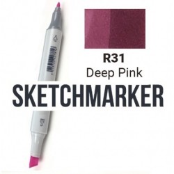 R32 Маркер спиртовий двосторонній, Deep Pink (Глибокий Рожевий), SKETCHMARKER R32 Маркер спиртовий двосторонній, Deep Pink (Глибокий Рожевий), SKETCHMARKER
