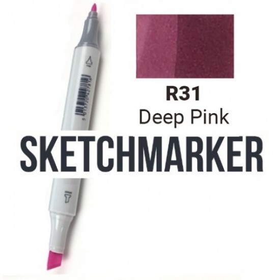 R32 Маркер спиртовий двосторонній, Deep Pink (Глибокий Рожевий), SKETCHMARKER