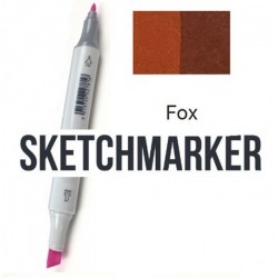 O50 Маркер спиртовий двосторонній, Fox (Лиса), SKETCHMARKER