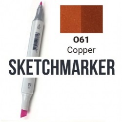 O71 Маркер спиртовий двосторонній, Copper (Мідний), SKETCHMARKER O71 Маркер спиртовий двосторонній, Copper (Мідний), SKETCHMARKER