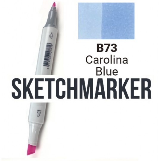 B63 Маркер спиртовий двосторонній, Carolina Blue (Синя Кароліна), SKETCHMARKER
