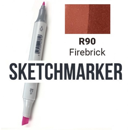 R81 Маркер спиртовий двосторонній, Firebrick (Цегла), SKETCHMARKER