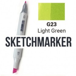 G64 Маркер спиртовий двосторонній, Light Green (Світло зелений), SKETCHMARKER G64 Маркер спиртовий двосторонній, Light Green (Світло зелений), SKETCHMARKER