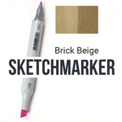 BR82 Маркер спиртовий двосторонній, Brick Beige (Бежевий цегла), SKETCHMARKER BR82 Маркер спиртовий двосторонній, Brick Beige (Бежевий цегла), SKETCHMARKER