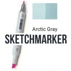 BG83 Маркер спиртовий двосторонній, Arctic Gray (Арктичний сірий), SKETCHMARKER BG83 Маркер спиртовий двосторонній, Arctic Gray (Арктичний сірий), SKETCHMARKER