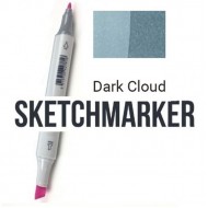 BG52 Маркер спиртовий двосторонній, Dark Cloud (Темна хмара), SKETCHMARKER