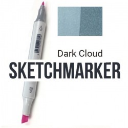 BG52 Маркер спиртовий двосторонній, Dark Cloud (Темна хмара), SKETCHMARKER BG52 Маркер спиртовий двосторонній, Dark Cloud (Темна хмара), SKETCHMARKER