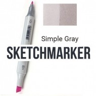 BG84 Маркер спиртовий двосторонній, Silver Fox, SKETCHMARKER BG84 Маркер спиртовий двосторонній, Silver Fox, SKETCHMARKER