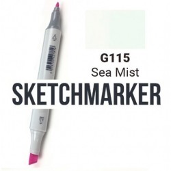 G135 Маркер спиртовий двосторонній, Sea Mist (Морська димка), SKETCHMARKER G135 Маркер спиртовий двосторонній, Sea Mist (Морська димка), SKETCHMARKER
