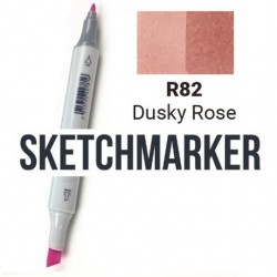 R83 Маркер спиртовий двосторонній, Dusky Rose (Темна троянда), SKETCHMARKER R83 Маркер спиртовий двосторонній, Dusky Rose (Темна троянда), SKETCHMARKER