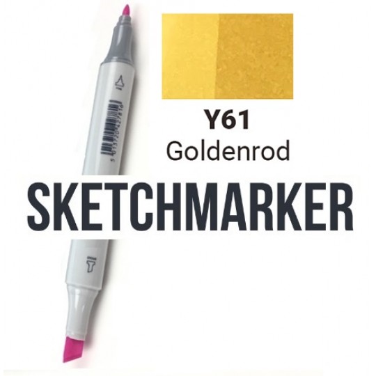 Y73 Маркер спиртовий двосторонній, Goldenrod (Золотистий), SKETCHMARKER Y73 Маркер спиртовий двосторонній, Goldenrod (Золотистий), SKETCHMARKER