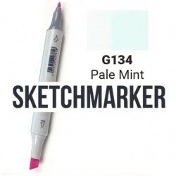 G165 Маркер спиртовий двосторонній, Pale Mint (Бліда м'ята), SKETCHMARKER G165 Маркер спиртовий двосторонній, Pale Mint (Бліда м'ята), SKETCHMARKER