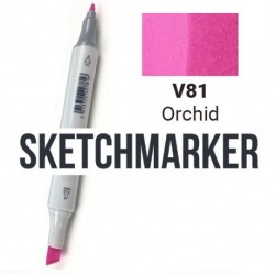 V122 Маркер спиртовий двосторонній, Orchid (Орхідея), SKETCHMARKER V122 Маркер спиртовий двосторонній, Orchid (Орхідея), SKETCHMARKER