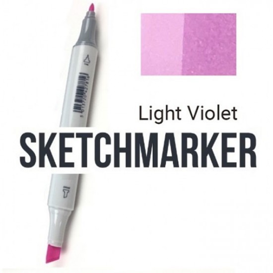 V83 Маркер спиртовий двосторонній, Light Violet (Світло фіолетовий), SKETCHMARKER