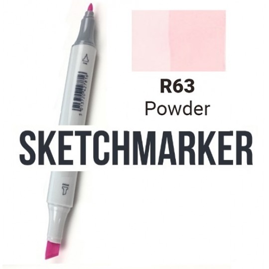 R74 Маркер спиртовий двосторонній, Powder (Пудра), SKETCHMARKER