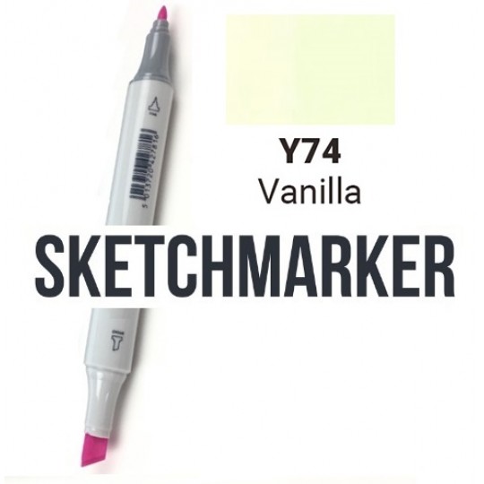 Y95 Маркер спиртовий двосторонній, Vanilla (Ванільній), SKETCHMARKER Y95 Маркер спиртовий двосторонній, Vanilla (Ванільній), SKETCHMARKER