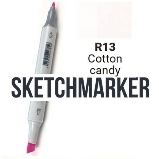 R55 Маркер спиртовий двосторонній, Cotton candy (Цукрова вата), SKETCHMARKER