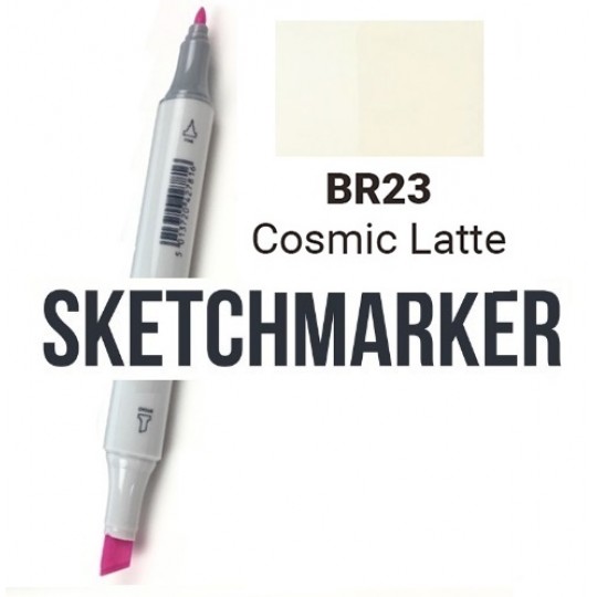 BR85 Маркер спиртовий двосторонній, Cosmic Latte (Космічне латте), SKETCHMARKER