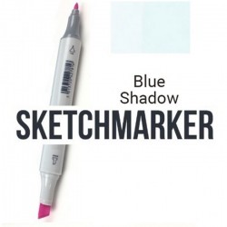 B75 Маркер спиртовий двосторонній, Blue Shadow (Синя тінь), SKETCHMARKER B75 Маркер спиртовий двосторонній, Blue Shadow (Синя тінь), SKETCHMARKER