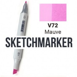 V103 Маркер спиртовий двосторонній, Mauve (Рожево-ліловий), SKETCHMARKER V103 Маркер спиртовий двосторонній, Mauve (Рожево-ліловий), SKETCHMARKER