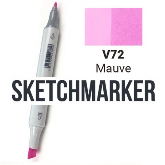 V103 Маркер спиртовий двосторонній, Mauve (Рожево-ліловий), SKETCHMARKER V103 Маркер спиртовий двосторонній, Mauve (Рожево-ліловий), SKETCHMARKER