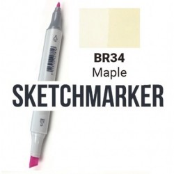 O34 Маркер спиртовий двосторонній, Marigold (Нігтики), SKETCHMARKER O34 Маркер спиртовий двосторонній, Marigold (Нігтики), SKETCHMARKER