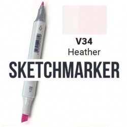 V105 Маркер спиртовий двосторонній, Heather (Верес), SKETCHMARKER V105 Маркер спиртовий двосторонній, Heather (Верес), SKETCHMARKER