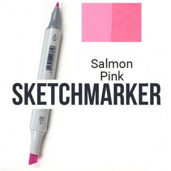 R23 Маркер спиртовий двосторонній, Salmon Pink (Рожевий лососевий), SKETCHMARKER