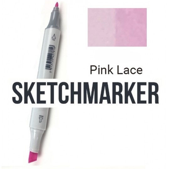 V124 Маркер спиртовий двосторонній, Pink Lace (Рожеві мережива), SKETCHMARKER V124 Маркер спиртовий двосторонній, Pink Lace (Рожеві мережива), SKETCHMARKER