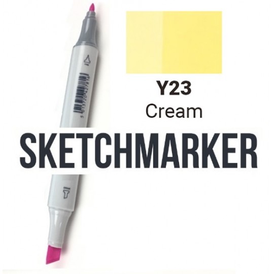 BR15 Маркер спиртовий двосторонній, Cream (Кремовий), SKETCHMARKER BR15 Маркер спиртовий двосторонній, Cream (Кремовий), SKETCHMARKER