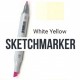 Y55 Маркер спиртовий двосторонній, White Yellow (Біло-жовтий), SKETCHMARKER